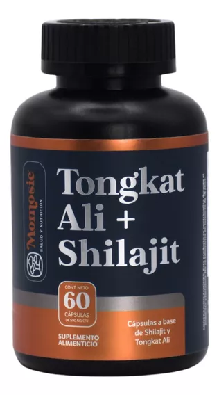 Tongkat Ali + Shilajit 60 Caps De 500 Mg Más Testosterona Sabor Sin Sabor