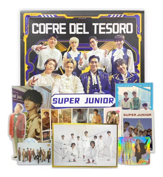 Cofre Del Tesoro Super Junior 20 Regalos Caja Sorpresa Kpop