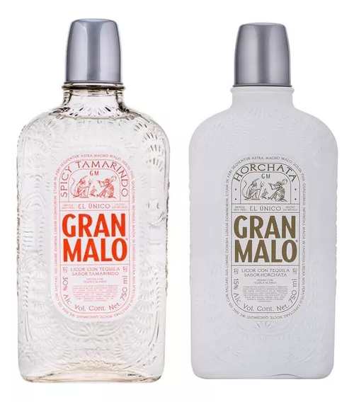 Tequila Gran Malo Duopack Tamarindo + Horchata 750ml