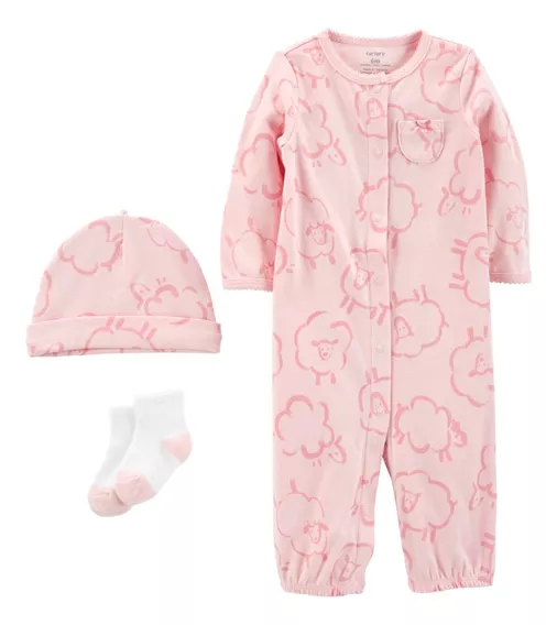 Conjunto De 3 Piezas De Bata De Bebé 1n688310 | Carters ®