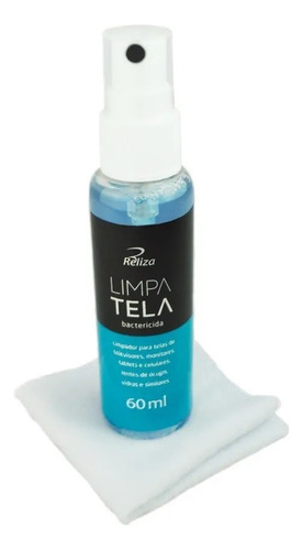 Limpa Telas Lente Bactericida Flanela Microfibra Reliza- 412