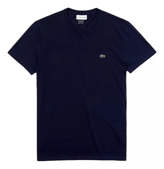 Playera Lacoste Cuello Redondo De Algodón Pima Para Hombre