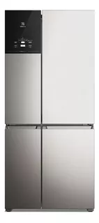 Geladeira Electrolux IQ8S Frost Free Inverter 581L FlexiSpace 4 Portas Cor Inox Look 127v