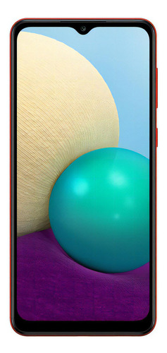 Smartphone Samsung Galaxy A02 Tela 6.5 32gb 2gb Ram Vermelho