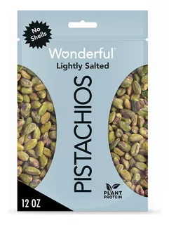 Wonderful Pistaches Sin Cáscara Ligeramente Saladas 340g