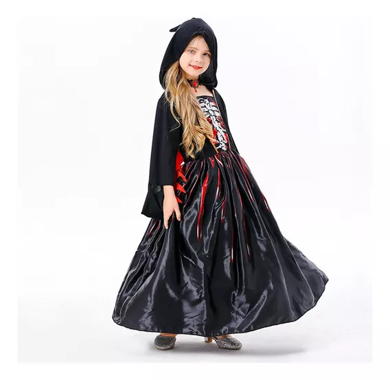 Traje De Terror De Halloween 2024 Witch Girl Para Meninos