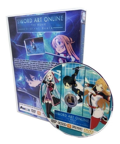 Box Dvd Filme Sword Art Online Ordinal Scale + Extra Edition