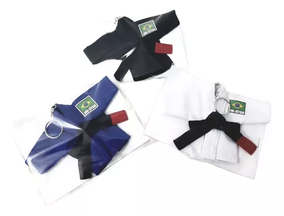 Mini Kimoninho Jiu-jitsu/karate/judo Kit C/3 Unid Chaveiro