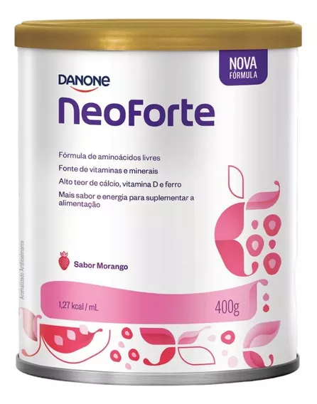 Suplemento Alimentar Infantil Neoforte Morango 400g Danone