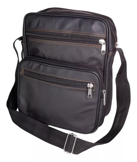 Mm Travelware Mariconera Grande De Piel Mochila Con Correa Al Hombro