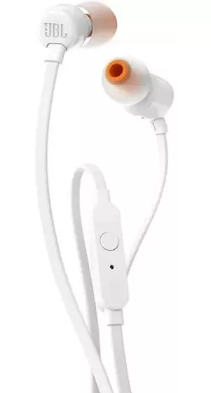 Fone De Ouvido Intra-auricular Com Fio Tune 110 Branco Jbl