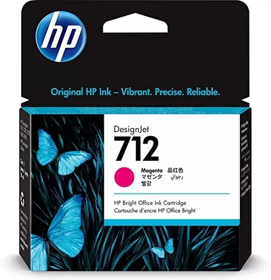 Cartucho Hp 3ed68a Nº 712 Magenta 29ml Hp