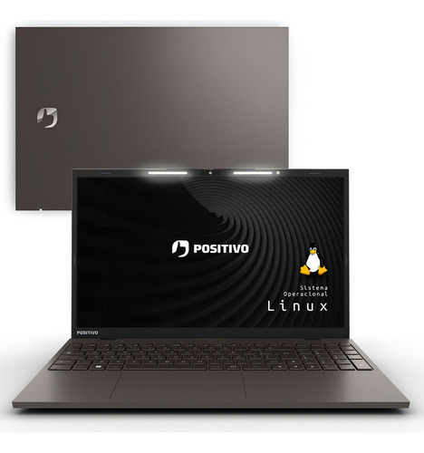 Notebook Positivo Vision I15 Core I3 Linux 8gb 512ssd-cinza Cor Cinza