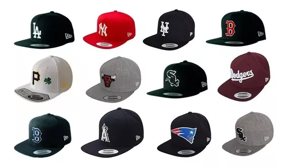 6 Gorras Nuevas D Mayoreo Yupoong Equipos A Elegir