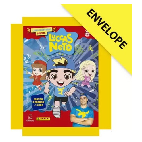 Figurinha Luccas Neto 40 Envelopes 200 Figurinhas Novo Lacra