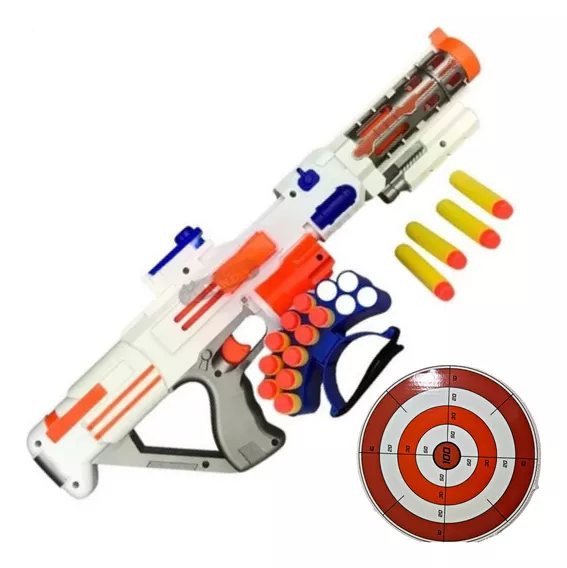 Lança Dardos Arminha Estilo Nerf X Darts Es 14 Dardos