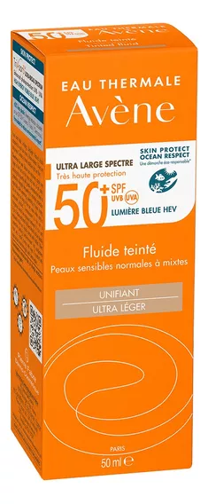 Avène Solares Fluido Protector Solar Con Color Fps50+ 50ml