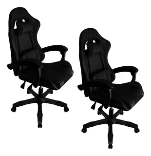 Silla Gamer Oficina Escritorio Linium Ergonómica Set De 2 