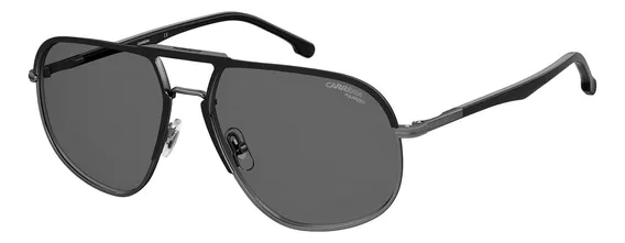 Lentes De Sol Carrera 318/s Rzzm9 Shape Aviator Dark Ruthenium Polarized Con Accesorios