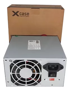 Fuente De Poder Atx 450w Xcase 20 Y 24 Pines Color Gris