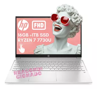 Laptop Hp 15-eh85 Ryzen 7 16gb 1tb Ssd Fhd Touch