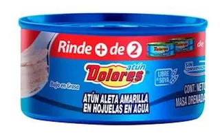 Caja Atún En Agua Dolores De 295 Grs En 24 Piezas