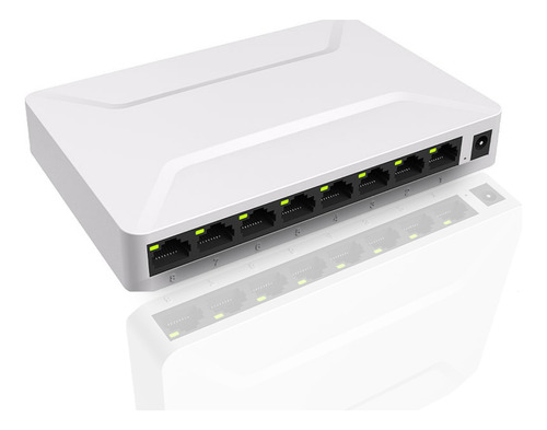 Switch 8 Portas Gigabit 1000 Mbps Hub Para Internet Com Nota