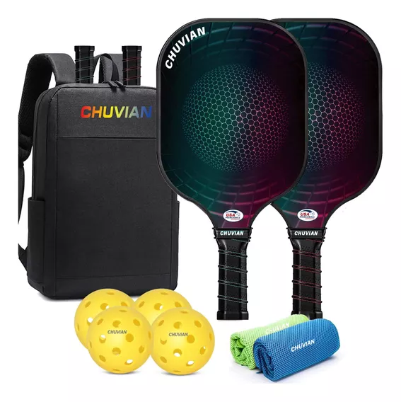 Juego De 2 Palas De Pickleball Aprobadas Por Usapa Raquetas