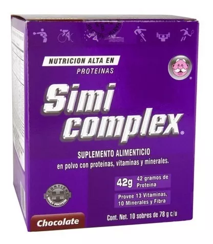 Simi Complex Alto En Proteina  10 Sobres De 78 G C/u