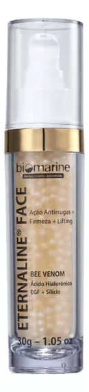 Eternaline Face Sérum Anti-idade 30g Biomarine Momento de aplicação Dia/Noite Tipo de pele Todo tipo de pele