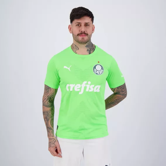 Camisa Puma Palmeiras Goleiro Ii 2023 Jogador