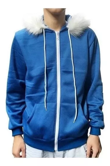 Sudadera Con Capucha Azul Cosplay Ropa