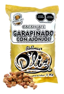 Cacahuate Garapiñado Con Ajonjolí 1 Kg - Botanas D'liz