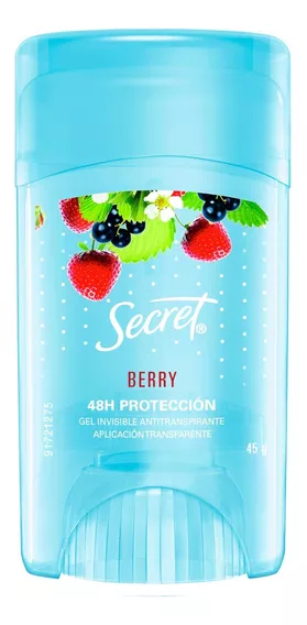 Secret Gel Invisible Antitranspirante Berry En Gel