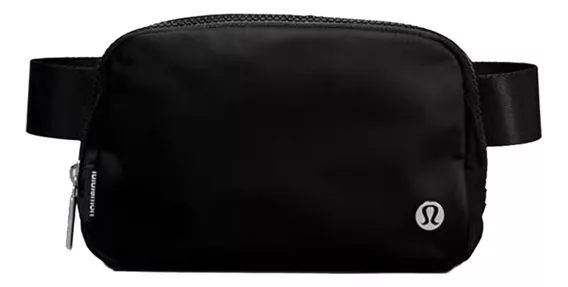 Lululemon Everywhere - Bolsa Para Cinturón (1 L)3 Color Blan Color Negro Diseño De La Tela Poliéster