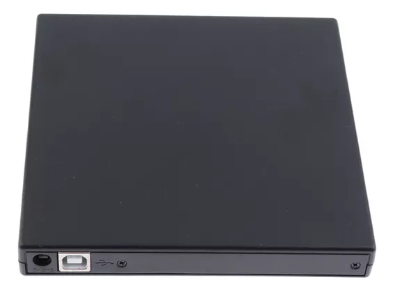 Unidade De Gravador De Cd De Dvd Rw Externo Usb Preto