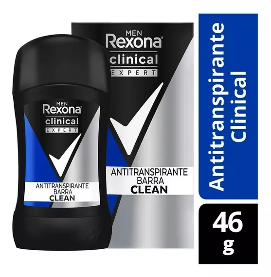 Antitranspirante Rexona Men Clinical Expert Clean En Barra 4