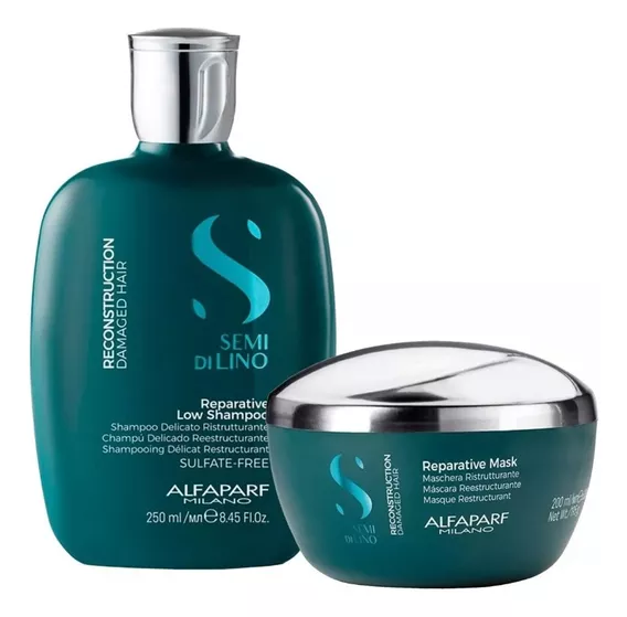  Alfaparf Kit Shampoo + Mascarilla Semidilino Reconstrucción