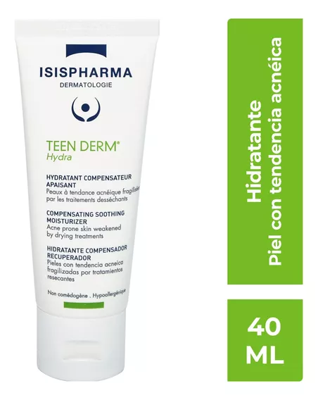 Isispharma Teen Derm Hydra 40ml Textura Ligera Acne 