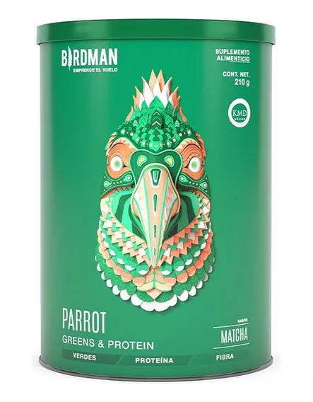 Birdman Parrot Greens & Protein (super Alimento Verde)210 G