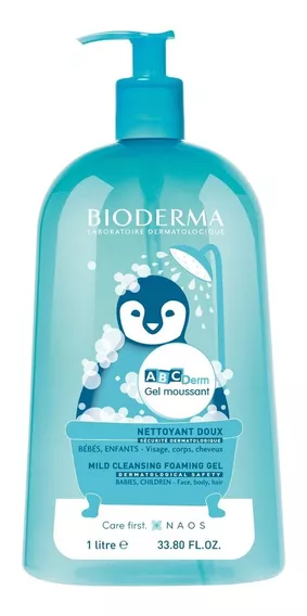 Bioderma Abcderm Gel Limpiador Espumoso Para Bebés