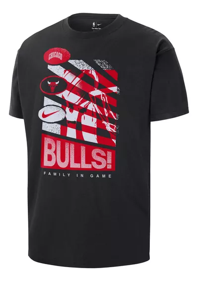 Playera Hombre Nike Nba Chicago Bulls Courtside Hf1657-010