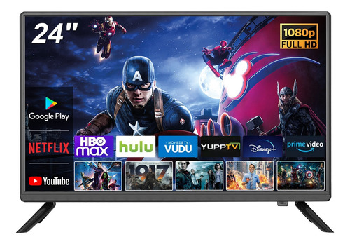 Smart Tv Pantalla 24pulgadas Full Hd Android Television Wifi