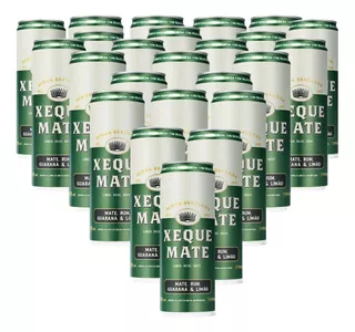 Fardo 24 Latas Bebida Xeque Mate Rum Limão 355ml