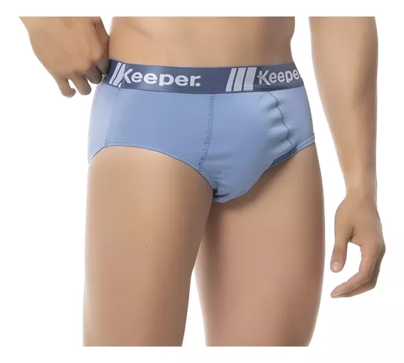 Kit 9 Cuecas Ad Slip Algodão Elástico Aparente Keeper  170