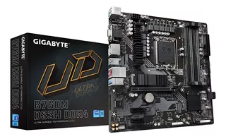 Tarjeta Madre Gigabyte B760m Ds3h Ddr4 Pci-e Usb3 Soc 1700 Color Negro