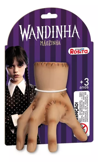 Boneco Mãozinha 12 Cm - Wandinha Addams Wednesday Rosita