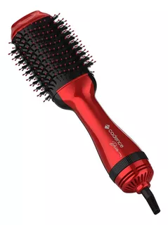 Escova Secadora Diva 4 Em 1 Cadence Vermelha Esc704-127v Cor Vermelho 127V