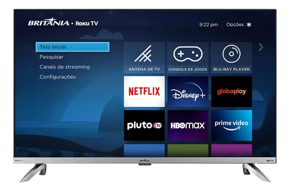 Smart Tv 1000 Filmes  Led Dolby Audio Gamer