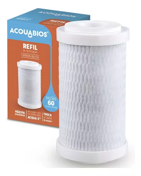 Refil Filtro Acqua 5 Polegadas Bella Fonte Acquabios